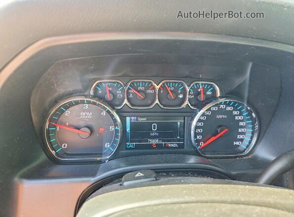 1GCRCREH4JZ171364 2018 CHEVROLET SILVERADO Black Vista del cuadro de instrumentos