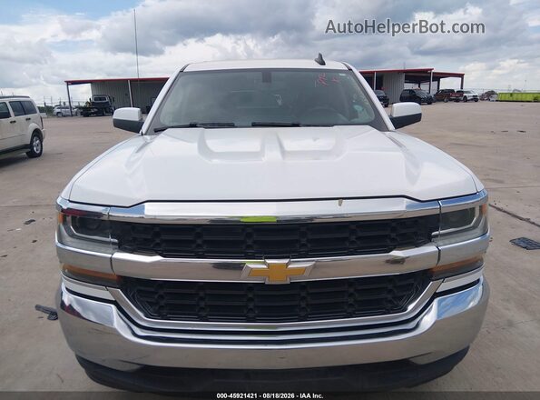 1GCRCREH6JZ361263 2018 CHEVROLET SILVERADO White Instrument cluster view
