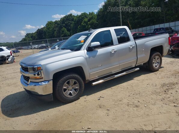 1GCRCREH9JZ294058 2018 CHEVROLET SILVERADO Silver წინა მარცხენა ხედი სამი მეოთხედიდან