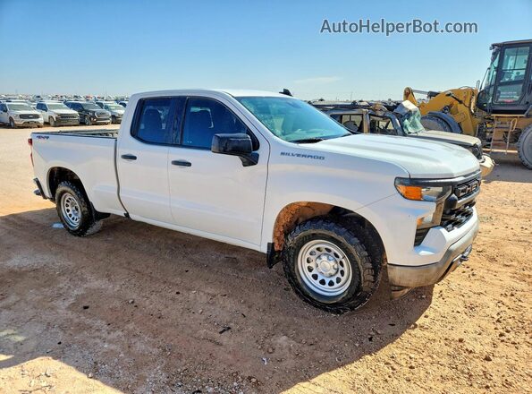 1GCRDAED4PZ117728 2023 CHEVROLET SILVERADO White Przód prawy