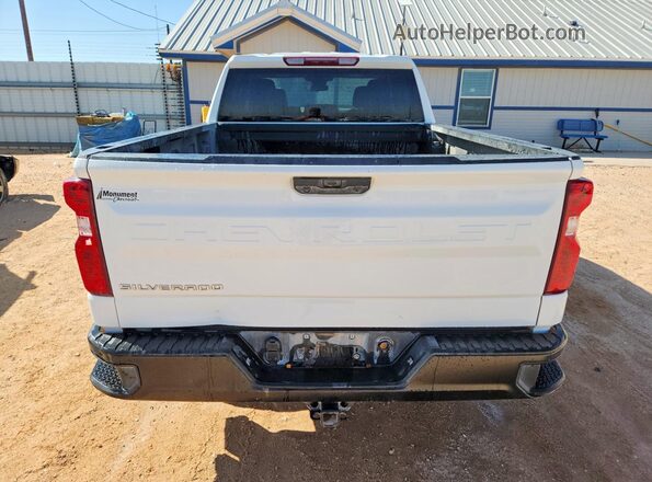 1GCRDAED4PZ117728 2023 CHEVROLET SILVERADO White Widok z tyłu