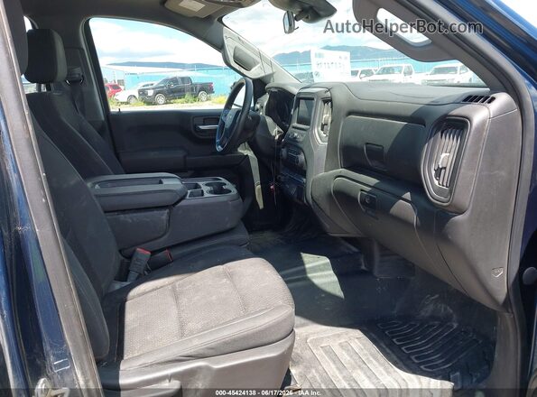 1GCRDAEKXPZ204547 2023 CHEVROLET SILVERADO Синий Вид салона спереди