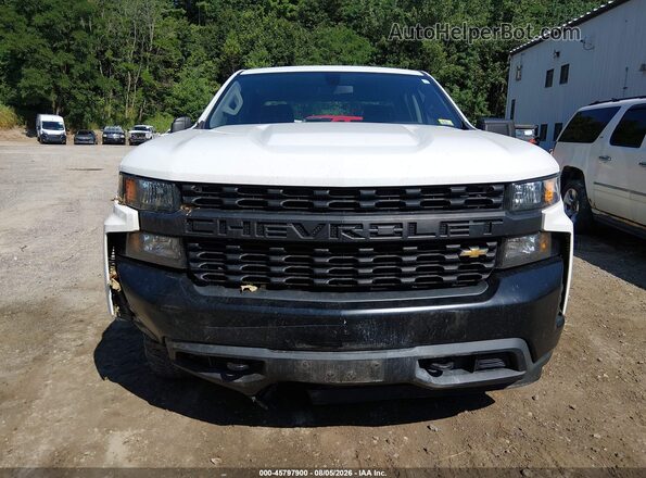 1GCRYAEF7KZ351330 2019 CHEVROLET SILVERADO Белый Вид щитка приборов