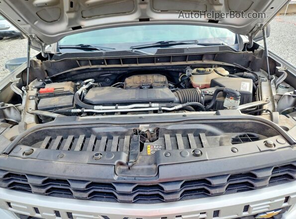 1GCRYBEK6MZ229631 2021 CHEVROLET SILVERADO Silver Widok wnętrza z tyłu