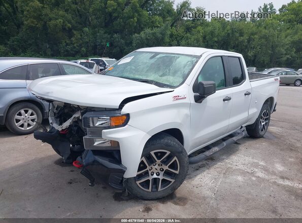 1GCRYCEF2KZ198528 2019 CHEVROLET SILVERADO Белый Передняя левая четверть