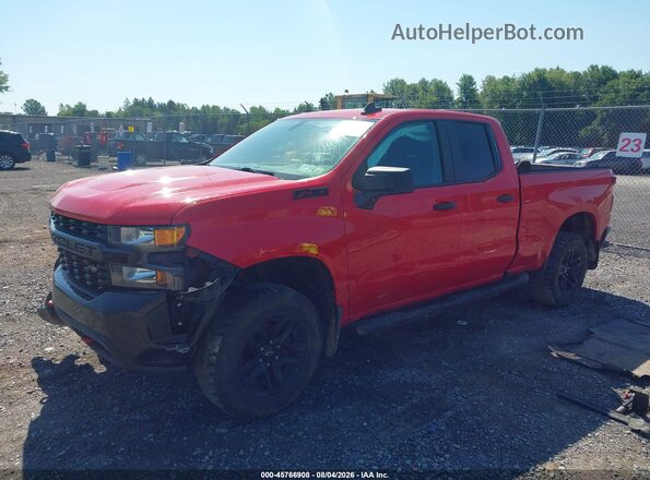 1GCRYCEF3LZ283749 2020 CHEVROLET SILVERADO Красный Вид спереди