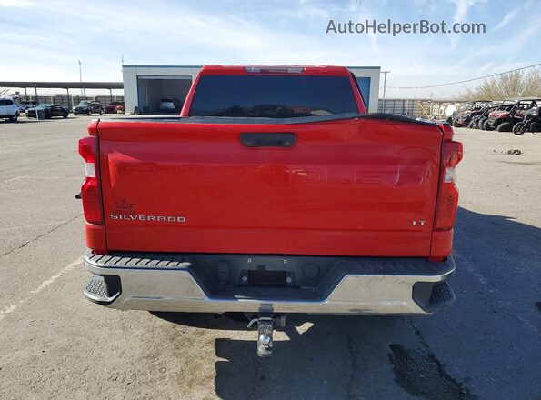 1GCRYDED0LZ262989 2020 CHEVROLET SILVERADO Red Vista trasera