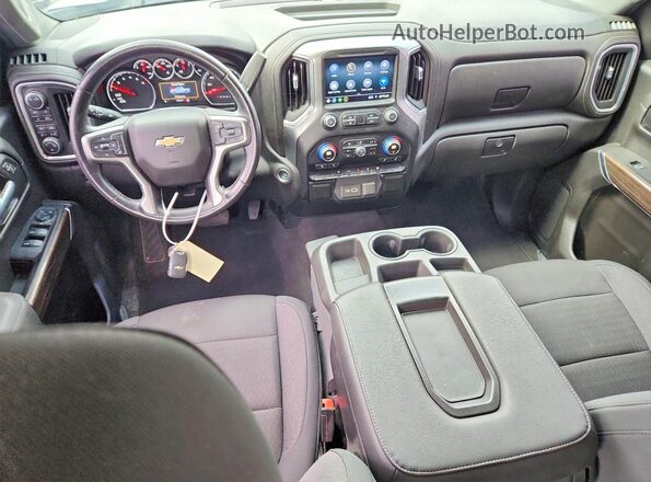 1GCRYDED8LZ319844 2020 CHEVROLET SILVERADO Blue Widok deski rozdzielczej