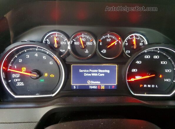 1GCRYEED2LZ133397 2020 CHEVROLET SILVERADO Gray Սարքավորումների վահանակի տեսք