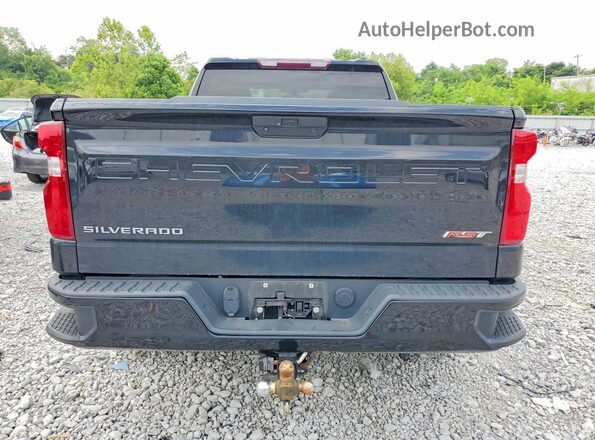 1GCRYEEDXMZ248394 2021 CHEVROLET SILVERADO Черный Вид сзади
