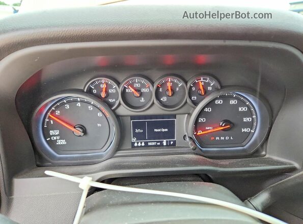 1GCUDAED8RZ124680 2024 CHEVROLET SILVERADO Orange Սարքավորումների վահանակի տեսք