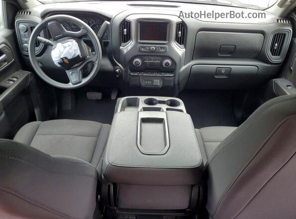 1GCUDAEDXPZ309553 2023 CHEVROLET SILVERADO White Առջևի վահանակի տեսք