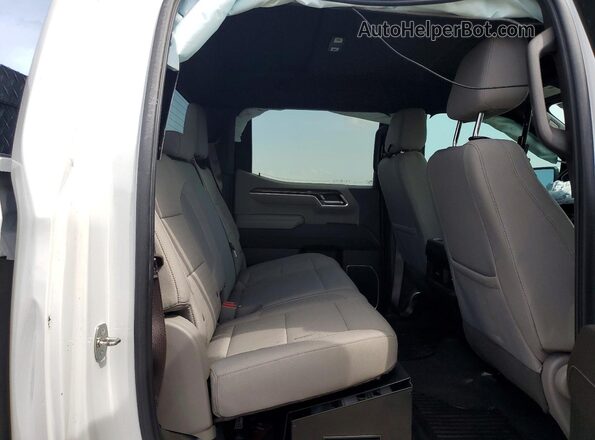1GCUDDED1NZ579057 2022 CHEVROLET SILVERADO White Հետևի նստատեղերի տեսք