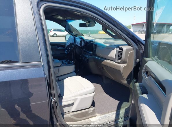 1GCUDDED1PZ299917 2023 CHEVROLET SILVERADO Black Widok wnętrza z przodu