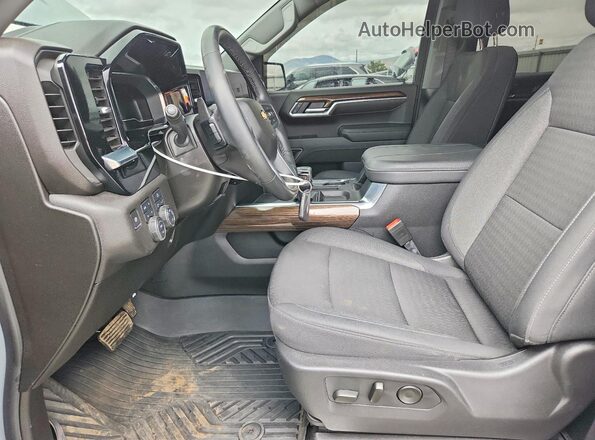 1GCUDDED7RZ340392 2024 CHEVROLET SILVERADO Серый Вид салона спереди