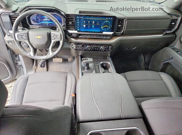 1GCUDDED7RZ340392 2024 CHEVROLET SILVERADO Серый Вид панели приборов