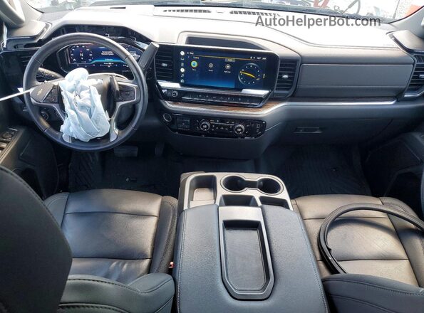 1GCUDDEDXNZ523926 2022 CHEVROLET SILVERADO White Widok deski rozdzielczej