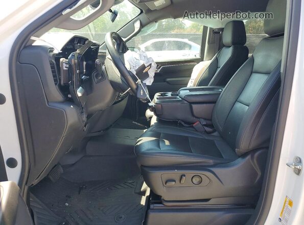 1GCUDDEDXNZ523926 2022 CHEVROLET SILVERADO White Widok wnętrza z przodu