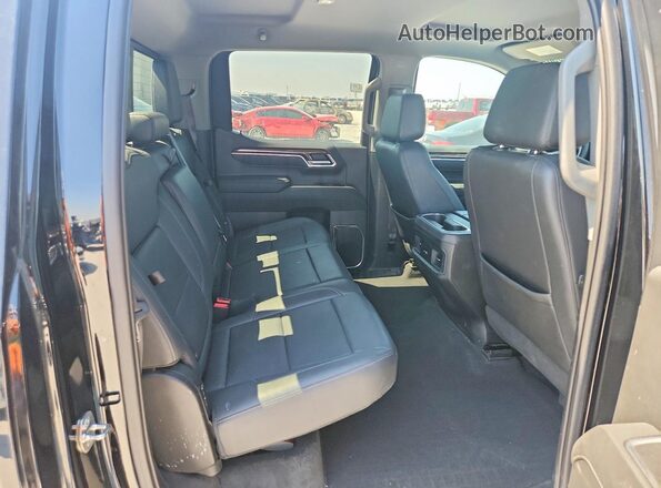 1GCUDEE81PZ262259 2023 CHEVROLET SILVERADO Black Widok tylnych siedzeń
