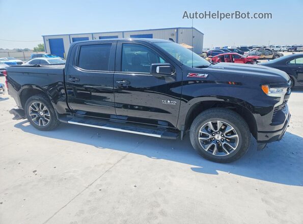 1GCUDEE81PZ262259 2023 CHEVROLET SILVERADO Black Przód prawy