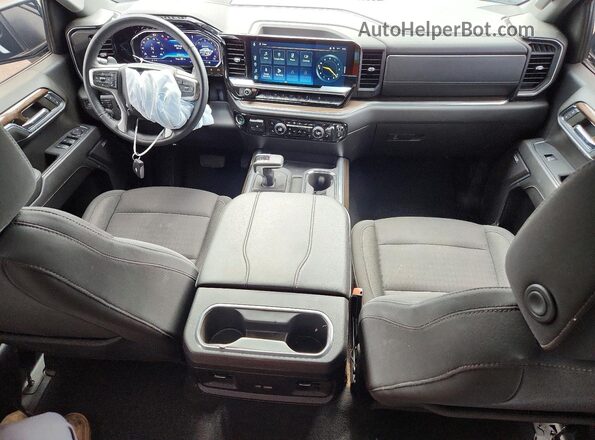 1GCUDEE84RZ320481 2024 CHEVROLET SILVERADO Black Widok deski rozdzielczej