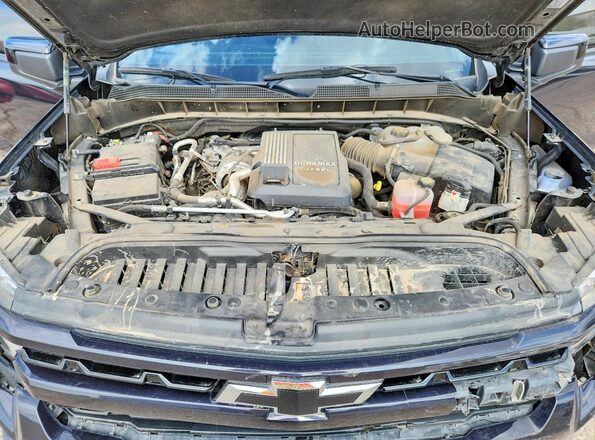 1GCUDEE84RZ320481 2024 CHEVROLET SILVERADO Black Widok wnętrza z tyłu