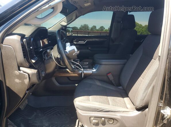 1GCUDEED3RZ348737 2024 CHEVROLET SILVERADO Black Vista interior delantera