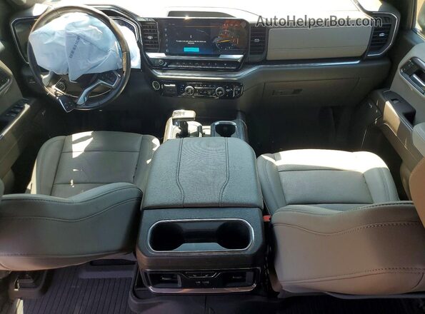 1GCUDGE83PZ285604 2023 CHEVROLET SILVERADO White Widok deski rozdzielczej