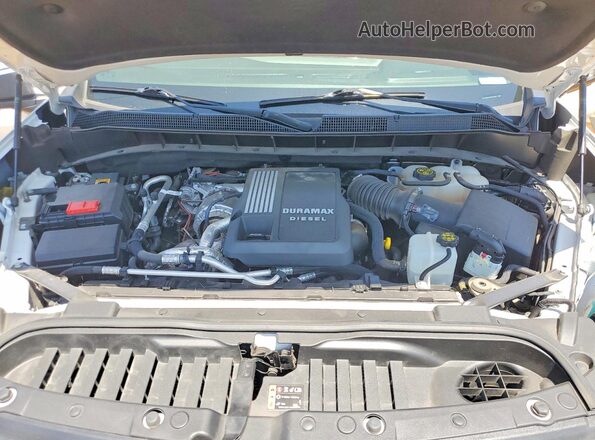 1GCUDGE83PZ285604 2023 CHEVROLET SILVERADO White Widok wnętrza z tyłu
