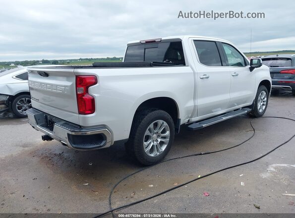 1GCUDGED0NZ532474 2022 CHEVROLET SILVERADO Белый Задняя правая четверть