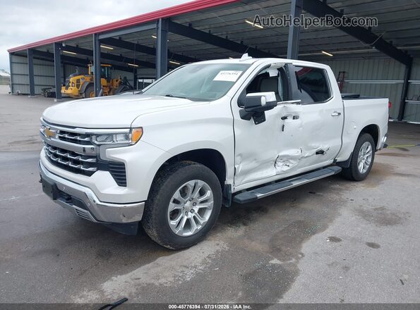 1GCUDGED0NZ532474 2022 CHEVROLET SILVERADO Белый Передняя левая четверть