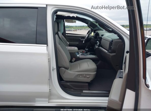 1GCUDGED0NZ532474 2022 CHEVROLET SILVERADO Белый Вид салона спереди