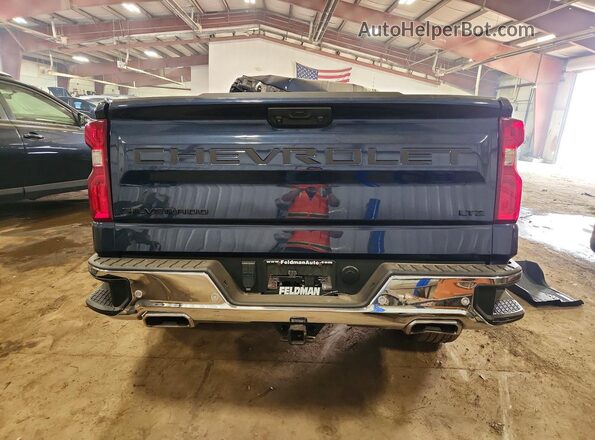 1GCUDGED0PZ228564 2023 CHEVROLET SILVERADO Синий Вид сзади