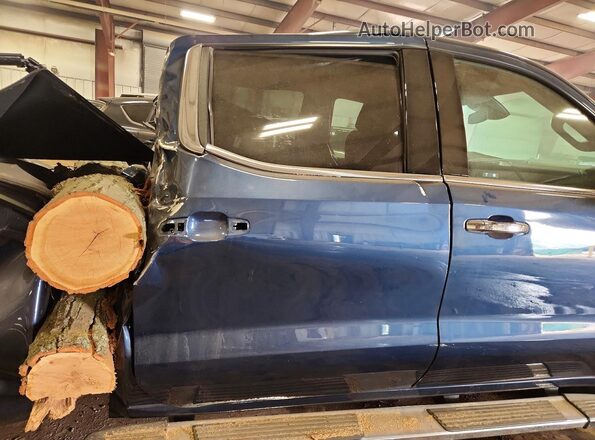 1GCUDGED0PZ228564 2023 CHEVROLET SILVERADO Синий Вид задних сидений
