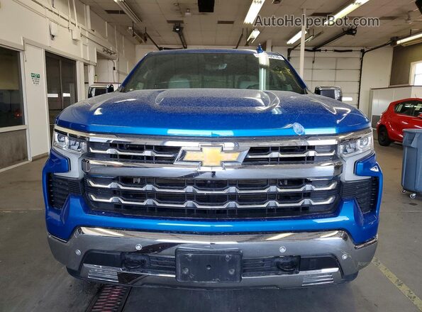 1GCUDGED4NZ544014 2022 CHEVROLET SILVERADO Blue Vista frontal