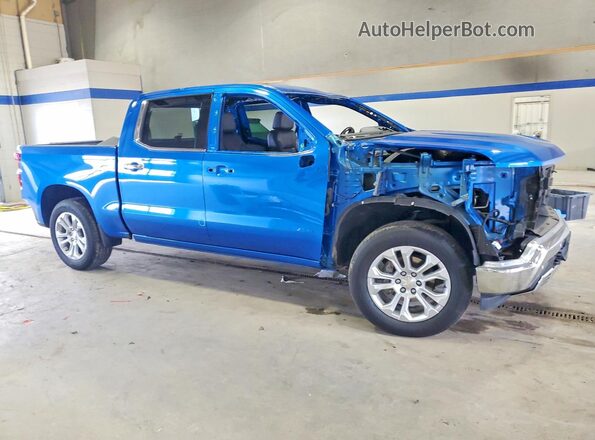 1GCUDGED9PZ156344 2023 CHEVROLET SILVERADO Синий Передняя правая четверть