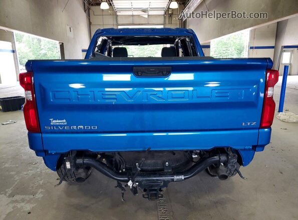 1GCUDGED9PZ156344 2023 CHEVROLET SILVERADO Синий Вид сзади