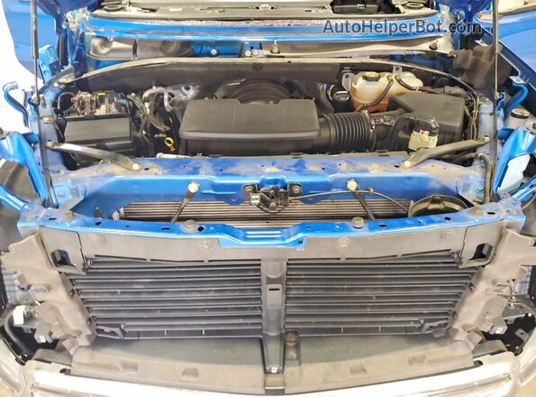 1GCUDGED9PZ156344 2023 CHEVROLET SILVERADO Синий Вид задней части салона
