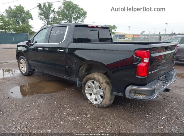 1GCUDGET9NZ553072 2022 CHEVROLET SILVERADO Black უკანა მარცხენა