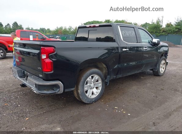 1GCUDGET9NZ553072 2022 CHEVROLET SILVERADO Black უკანა მარჯვენა