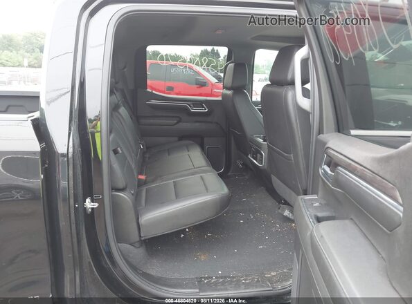 1GCUDGET9NZ553072 2022 CHEVROLET SILVERADO Black VIN კოდის სტიკერის ხედი
