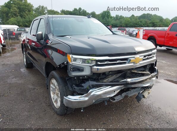 1GCUDGET9NZ553072 2022 CHEVROLET SILVERADO Black წინა ხედი