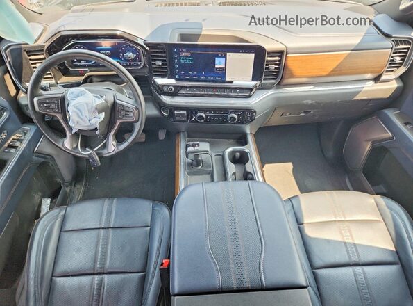 1GCUDJE87PZ269578 2023 CHEVROLET SILVERADO Silver Dashboard view