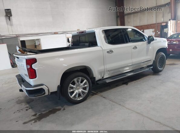 1GCUDJEL3NZ510196 2022 CHEVROLET SILVERADO White Tył prawy