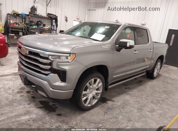 1GCUDJEL4RZ286202 2024 CHEVROLET SILVERADO Silver Առջևի ձախ երեք քառորդ տեսարան