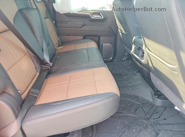 1GCUDJELXRZ295194 2024 CHEVROLET SILVERADO White Rear seats view