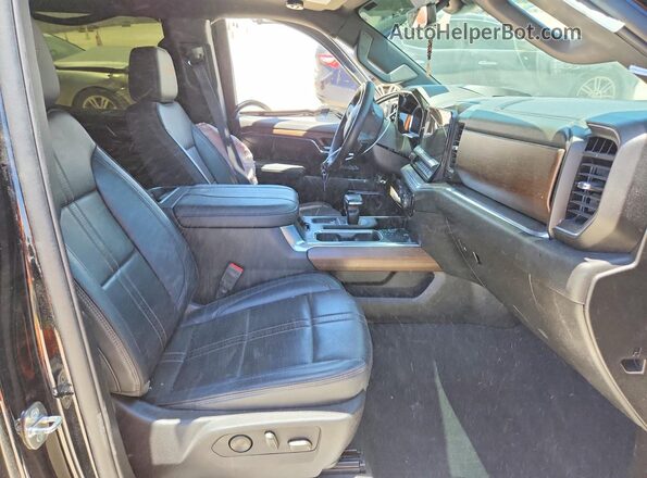 1GCUDJELXRZ330266 2024 CHEVROLET SILVERADO Black Front interior view