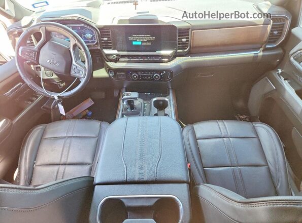 1GCUDJELXRZ330266 2024 CHEVROLET SILVERADO Black Dashboard view