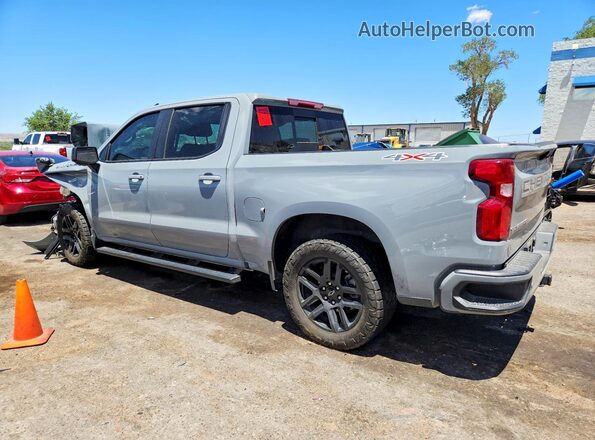 1GCUKEE8XSZ128025 2025 CHEVROLET SILVERADO Gray Trasero izquierdo