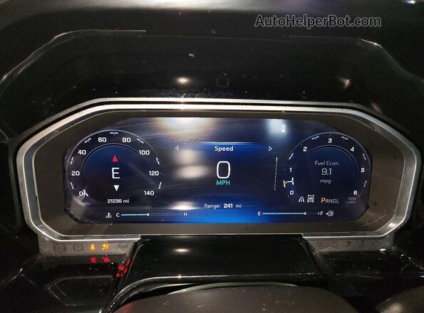 1GCUKEED3TZ259246 2026 CHEVROLET SILVERADO White Instrument cluster view